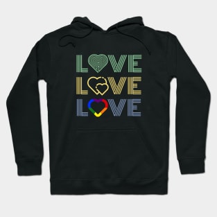 Love Heart Love Loving Motivation Inspiration Hoodie